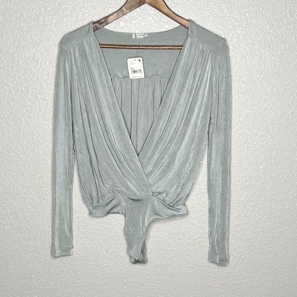 Free People Turnt Bodysuit Long Sleeve - Picture 2 of 8